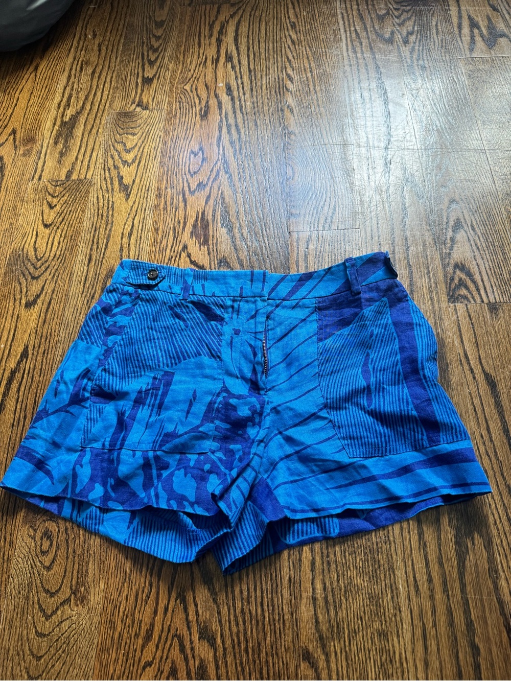 J crew Blue Patterned Women's Shorts
